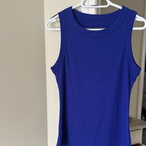 Elegant Royal Blue Women's Tank Top